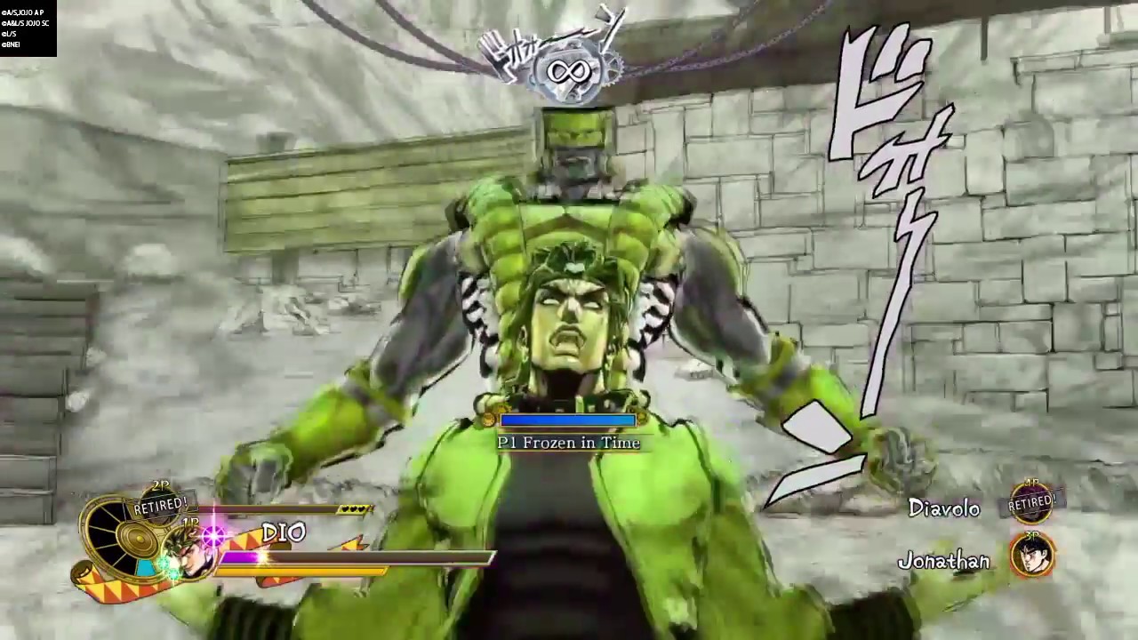 JJBA EOH Getting time stop back faster