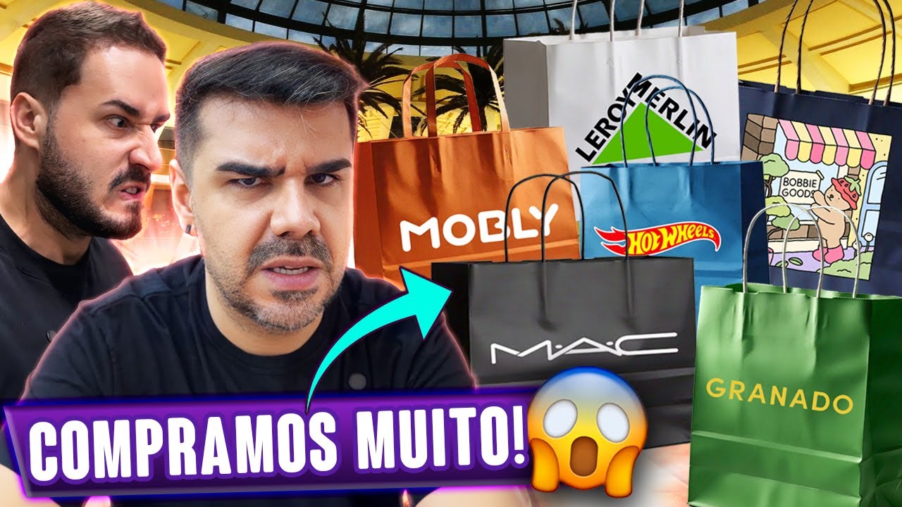 FOMOS FAZER COMPRAS NO SHOPPING E FUGIMOS DE LÁ ANTES DO PIOR ACONTECER!🫢 - Titi Fabri