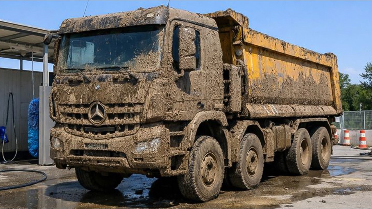 1 TONS OF MUD 😱 Washing the DIRTIEST Trucks I've Ever Seen | Satisfying ASMR
