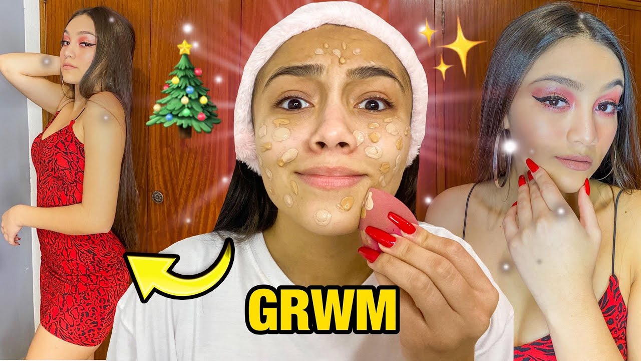ARRUME-SE COMIGO PARA O NATAL! 🎄✨*make,look e cabelo*| Lah Rios