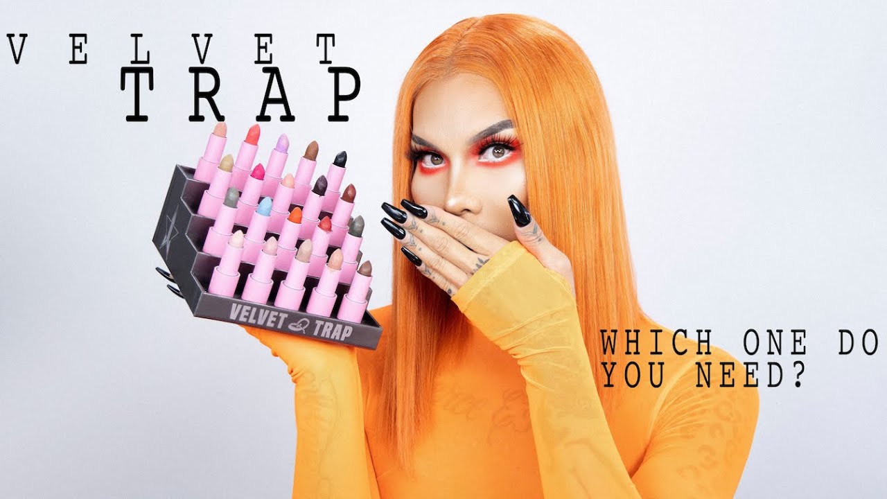 FIRST IMPRESSION VELVET TRAP LIPSTICKS JEFFREE STAR COSMETICS - I TRIED ALL 20 SHADES | Kimora Blac
