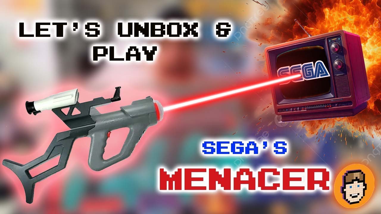 UNBOXING a Brand New MENACER Light Gun | Sega Genesis | UNBOX + PLAY