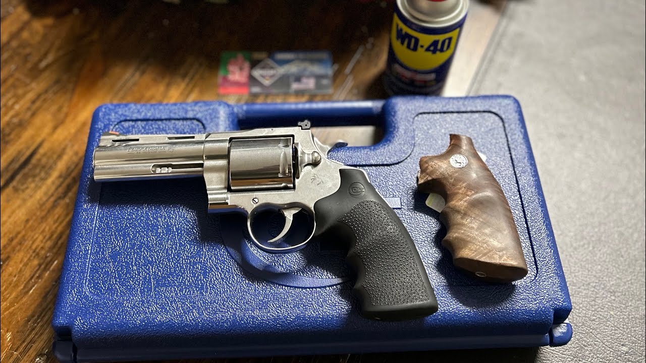How to Remove Factory Grip from Colt Kodiak/ Python/ Anaconda!