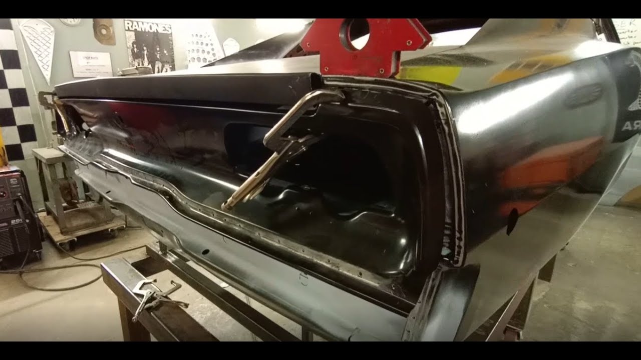 1968 Dodge Charger RT Part 11 -  Lower valance  / Tail light panel installation / Rear bumper fit
