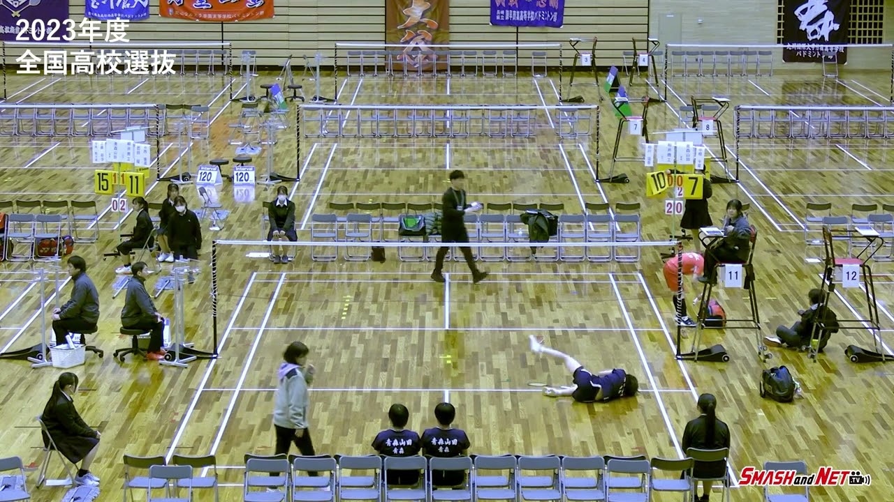 【高校選抜2023年度】女子団体決勝S2 砂川温香(柳井商工) vs 中根千夏(青森山田)