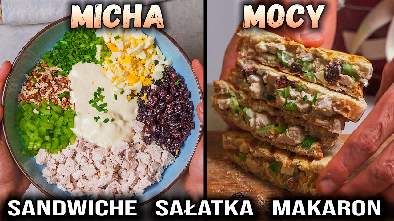 Zdrowa Sałatka z INDYKIEM + Sandwich
