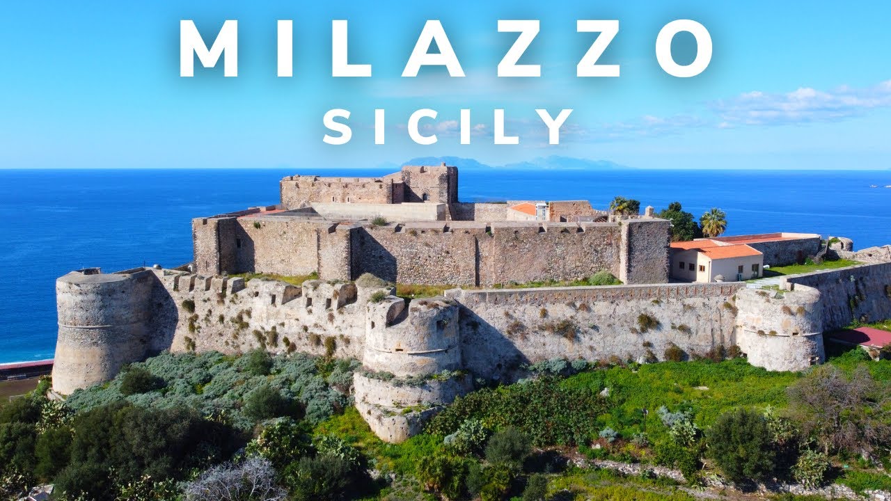 MILAZZO SICILY, THE BEST PLACES Drone view #video #dji #sicily #castle #drone