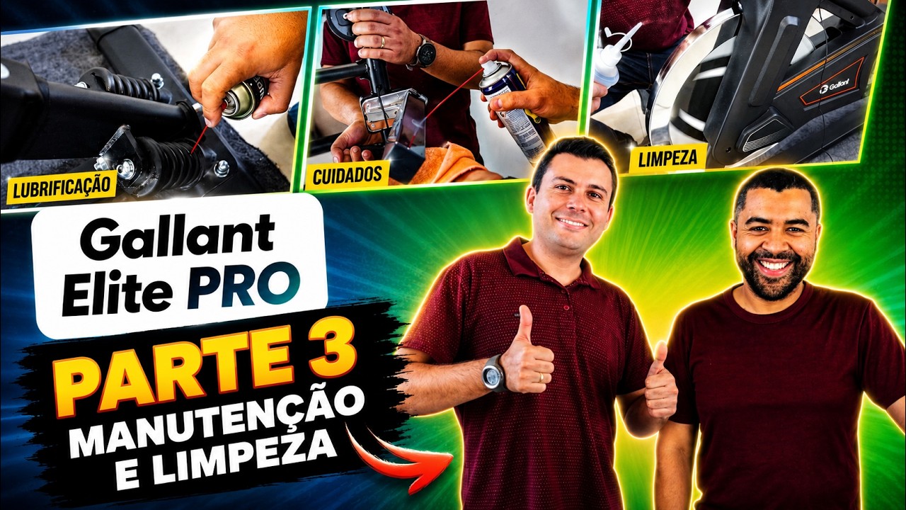 Como fazer Limpeza e Manutenção Preventiva da sua BIKE SPINNING Gallant Elite PRO