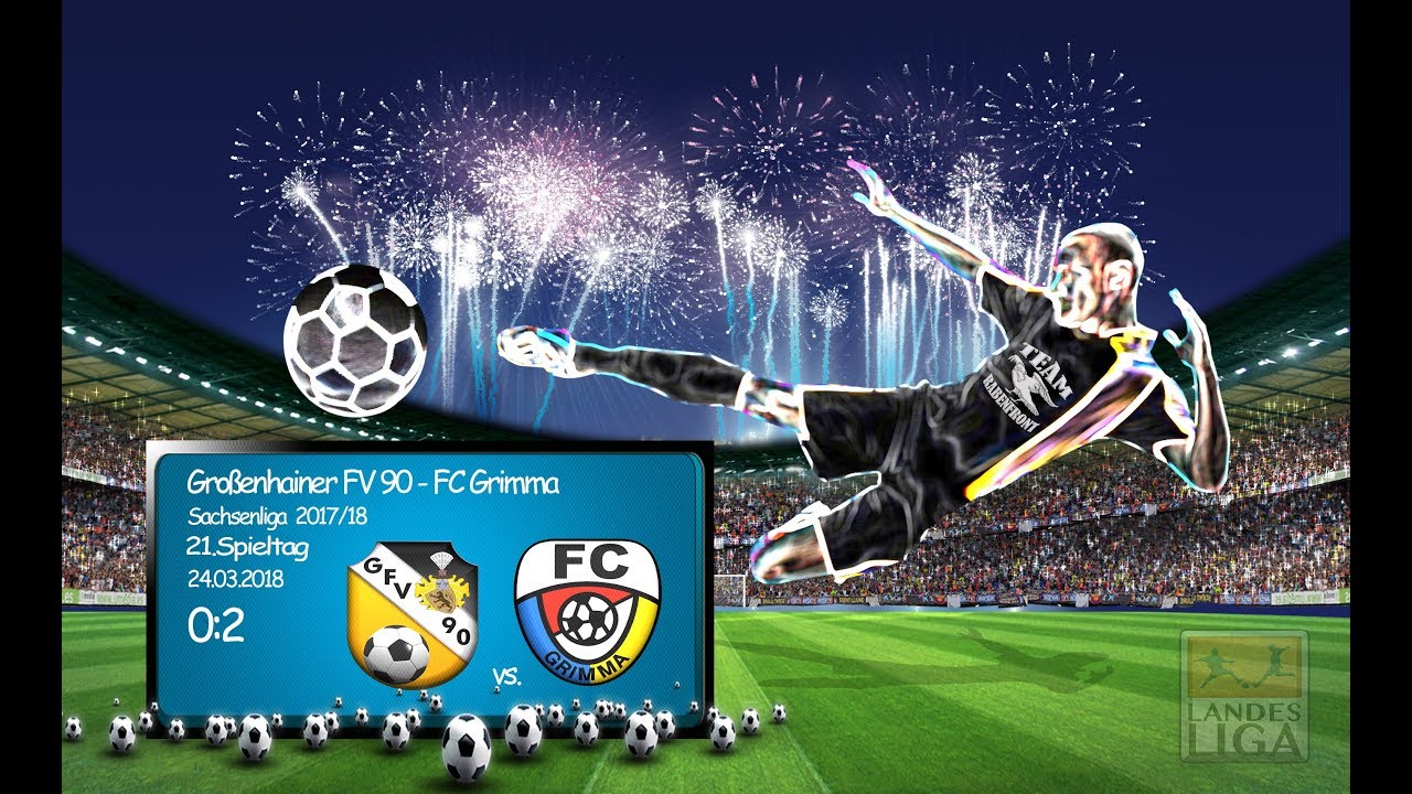 21.Spieltag / Sachsenliga - (2017/18) /Großenhainer FV 90 - FC Grimma  0:2