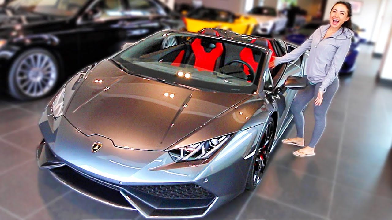HIS NEW LAMBORGHINI!!