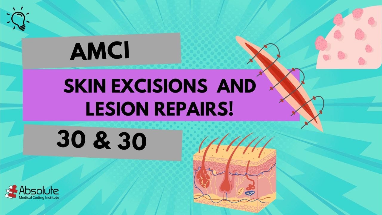 CPT Coding Mastery: Excisions & Laceration Repairs Explained | AMCI 30 & 30 Lecture