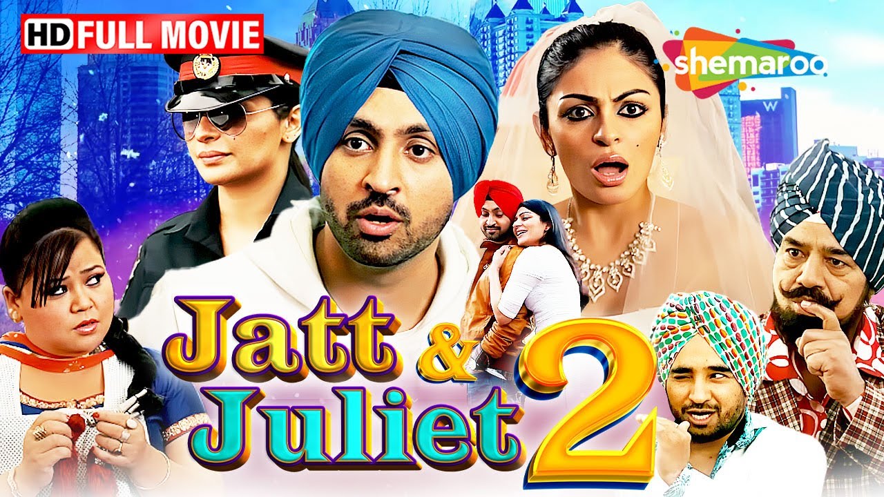 Jatt & Juliet 2 - Full Film | Diljit Dosanjh Best Performance | Neeru Bajwa | Punjabi Cinema