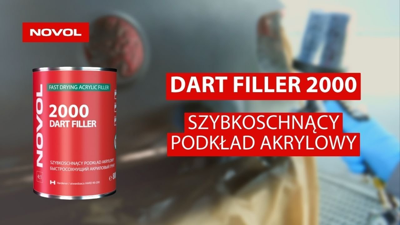 [PL] NOVOL DART FILLER 2000 - szybkoschnący podkład akrylowy mokro na mokro