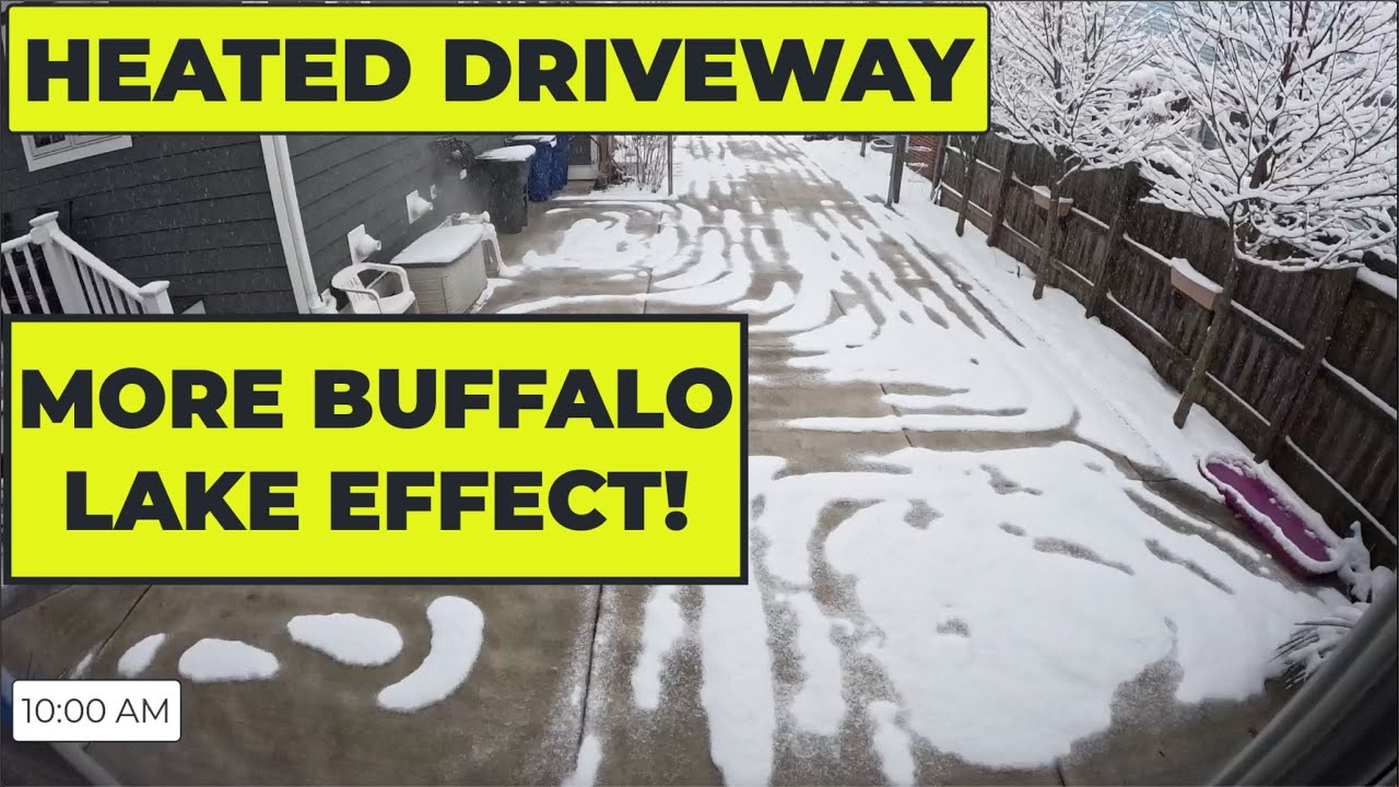 Heated Driveway vs ANOTHER Buffalo Lake Effect Snow Storm // December 17th-18th, 2022