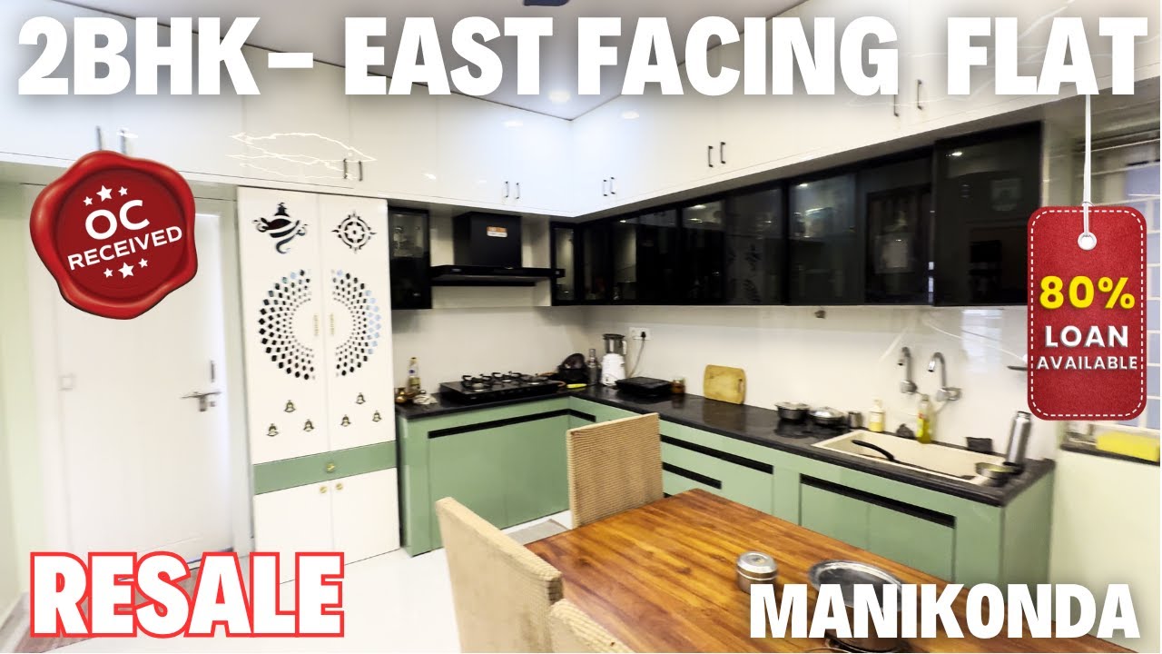Resale 2BHK 1300Sft Flat in Manikonda |East Facing |Hyderabad ||Keyxo Properties..!