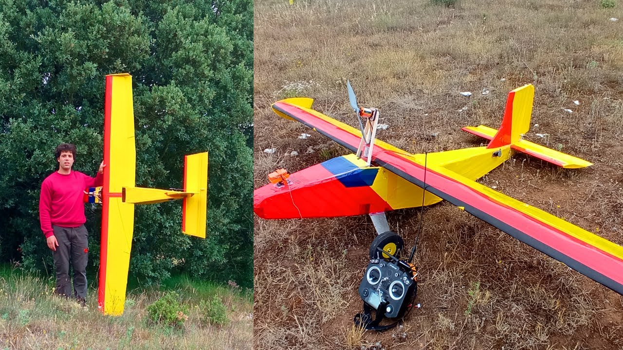 El pequeñín, avión de 2,7 metros |CuervoRC|