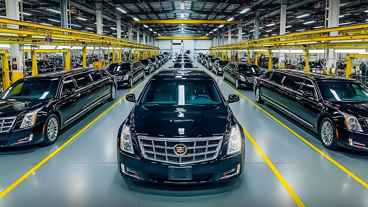 How Cadillac Limousines Are Made | Inside the American Limo Factory (Full Process)