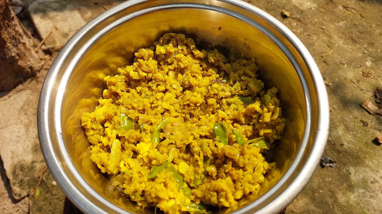 কলার থোড় ভাজা রেসিপি| Thor Bhaja Recipe | Banana Stem Recipe