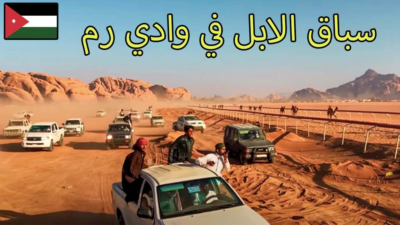 ايطالية و جزائري ينبهرون بسباق الابل في وادي رم  الاردان شئ رهيب 🇯🇴