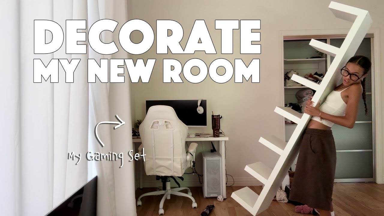 DECORATE MY USA BEDROOM WITH ME! + ROOM TOUR