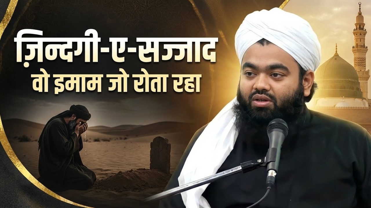 इमाम ज़ैनुल आबदीन की ज़िन्दगी । Story Of After Karbala । Sayyed Aminul Qadri