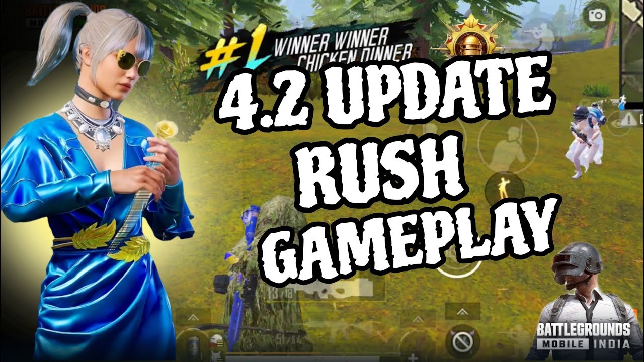 4.2 UPDATE RUSH GAMEPLAY #bgmi #pubg #gaming #live
