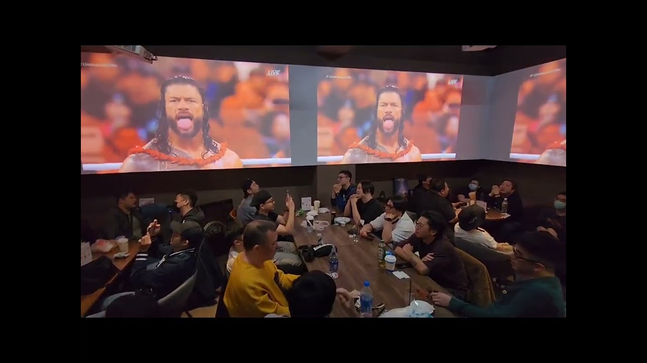 Wrestlemania 39 Day 2 Reaction from TAIWAN Wrestling Fans - 台灣摔角迷 Wrestlemania 39 直播活動第二天反應