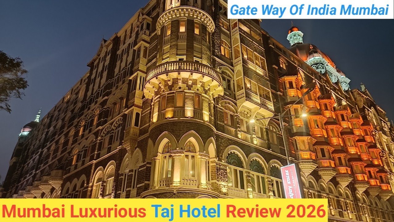Mumbai Luxurious Taj Mahal Hotel & Palace || Gate Way Of India | Mumbai Tourist Place