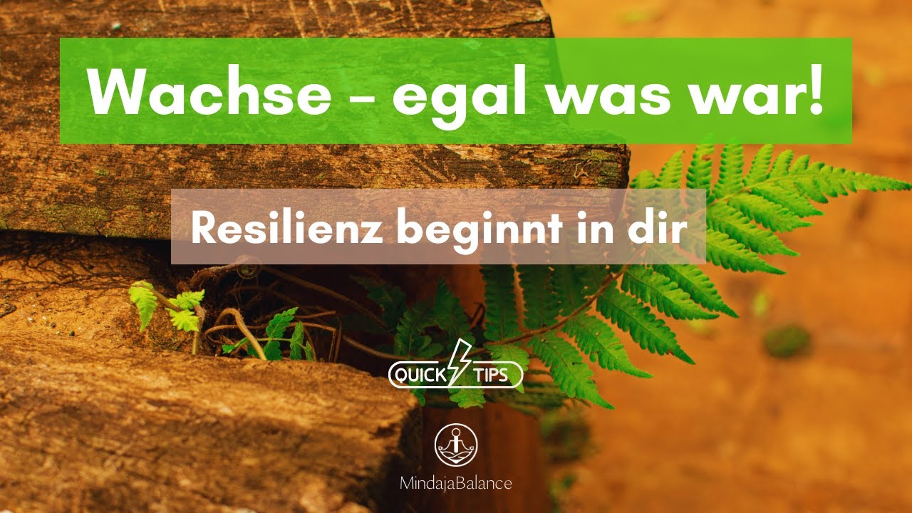 Stark bleiben in st&uuml;rmischen Zeiten mit diesen 3 Resilienz Tricks