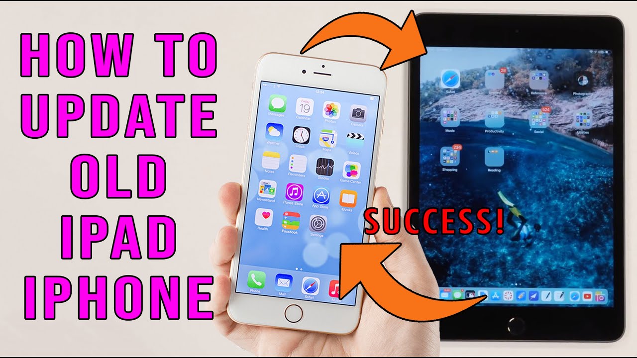 How to Update Old iPad iPhone to iOS 12, 13, 14, 15 (Work 100%)
