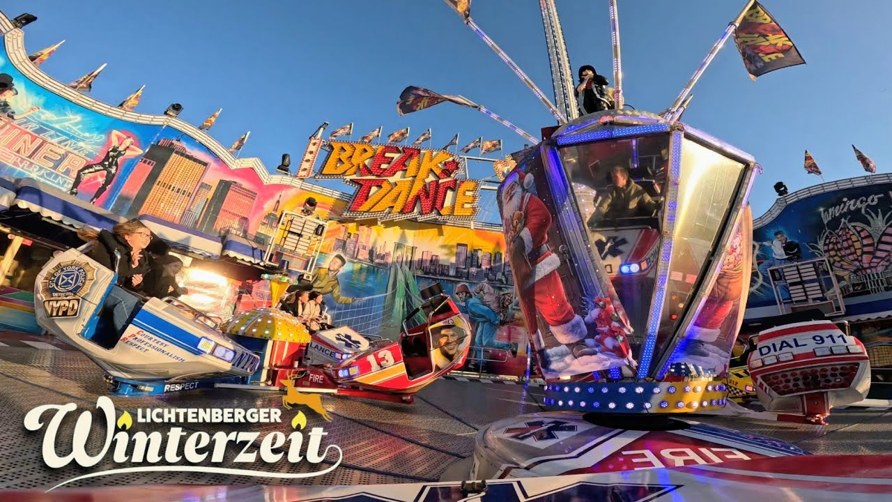 Break Dance - Hainlein ( Onride / POV ) [ Lichtenberger Winterzeit Berlin 2025 ]