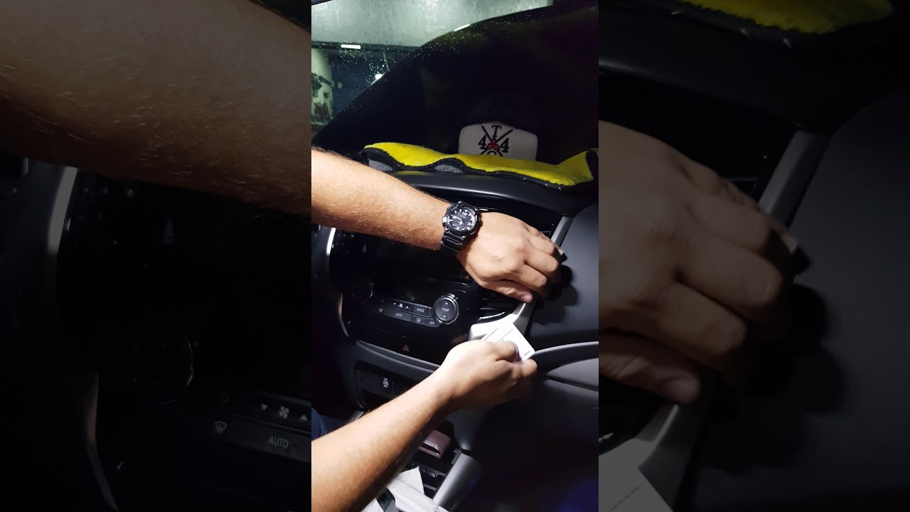 Desmontagem Painel Multimídia Mitsubishi L200 Triton Sport 2019