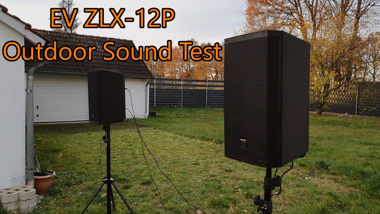 EV ZLX-12P - Outdoor Sound Test