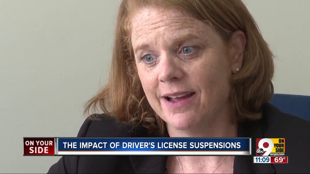 The impact of driver's license suspensions