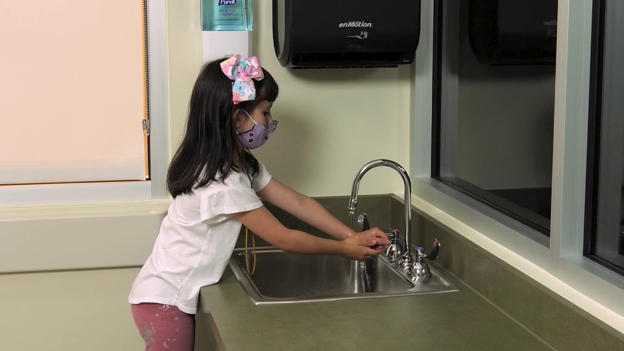 Proper hand washing technique