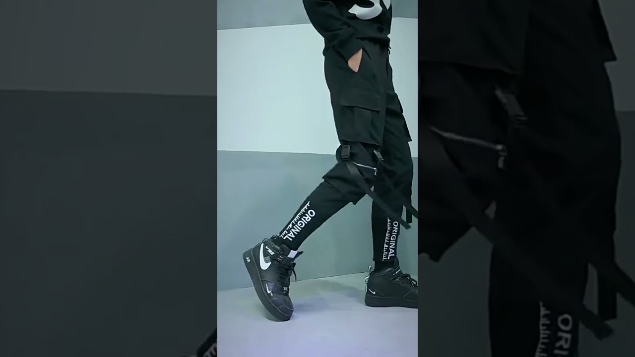 These CYBERPUNK PANTS Have FUNCTIONAL LED STRIPS! ⚡ #Techwear