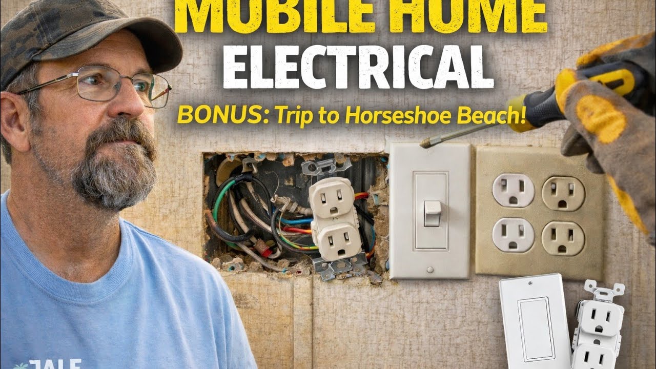I Fixed My Mobile Home Wiring - DIY Mobile Home Outlet/Switch Repair