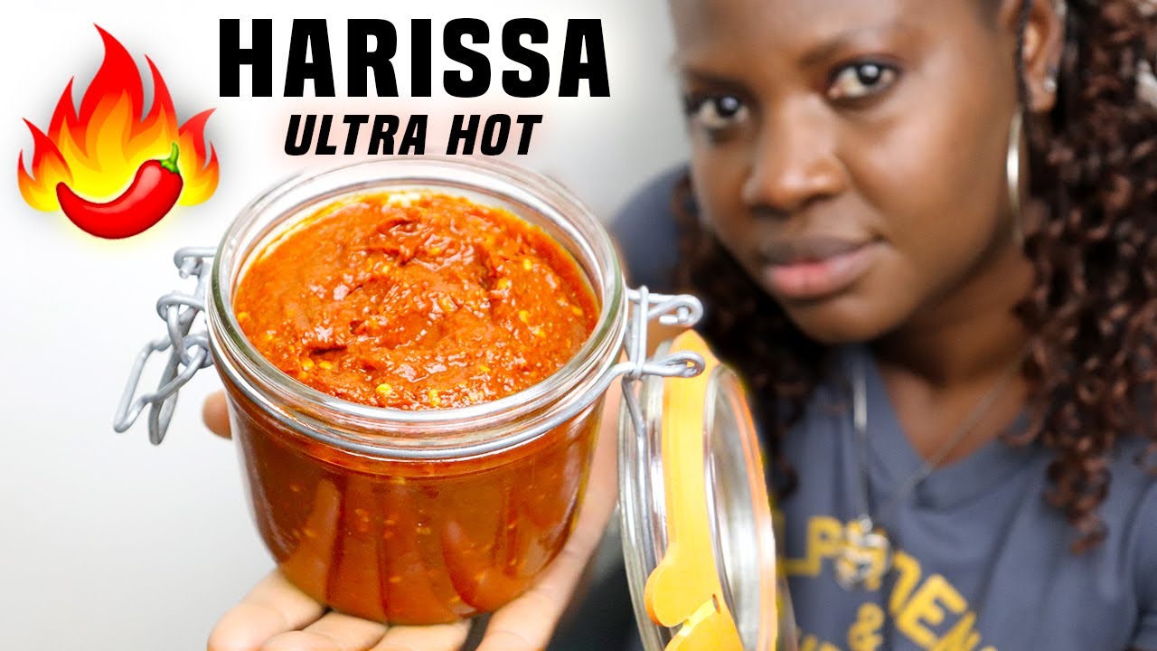 Comment faire de la HARISSA 🇹🇳 Purée de piments TUNISIENNE EXTRA FORTE