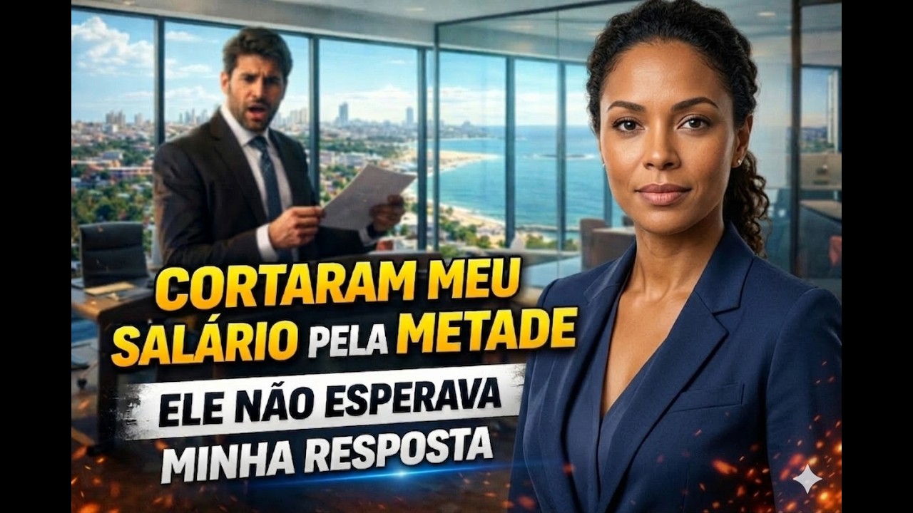 Meu chefe cortou meu salário pela metade na frente de todos — ele só não esperava a minha resposta..