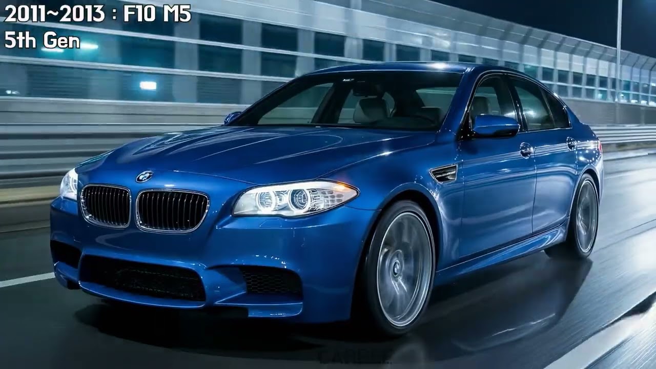 BMW M5 변천사 (1985~현재) - 고성능 럭셔리 스포츠 세단의 기준