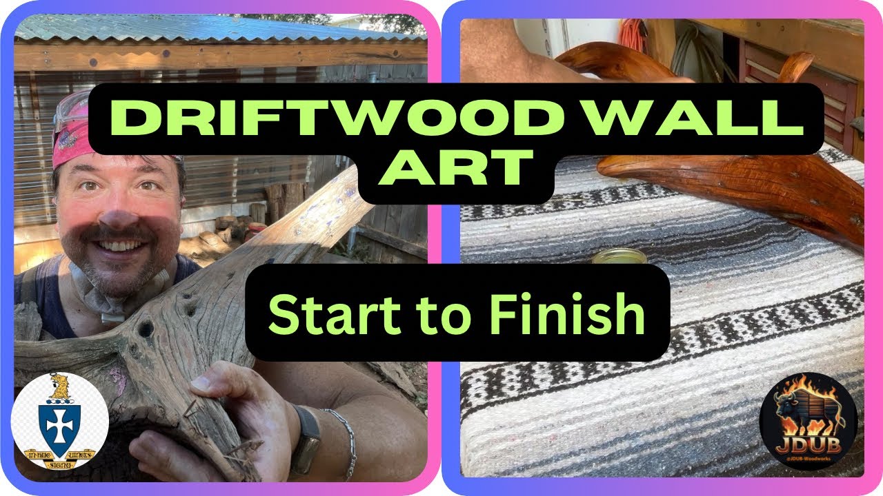 Creating Driftwood Art- Love the way this turns out! @JDUB-Woodworks