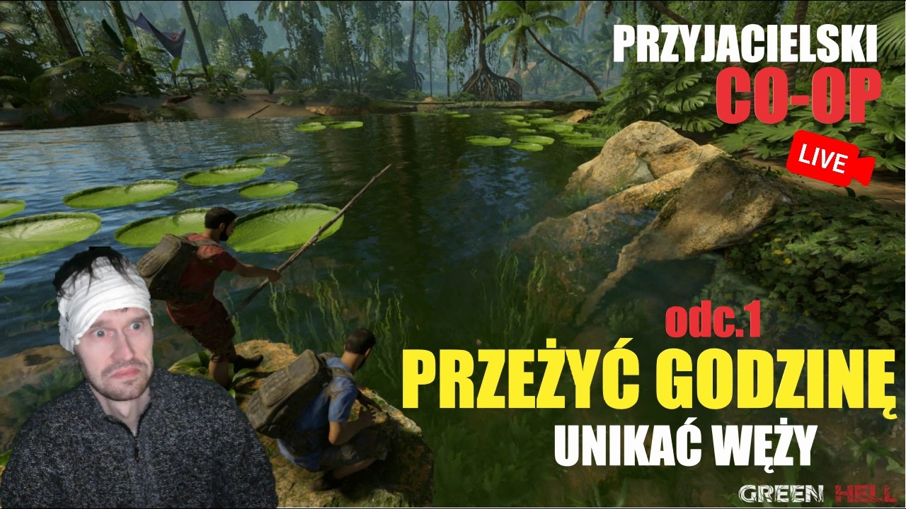 PRZYJACIELSKI I SROGI CO-OP | GREEN HELL | na żywo
