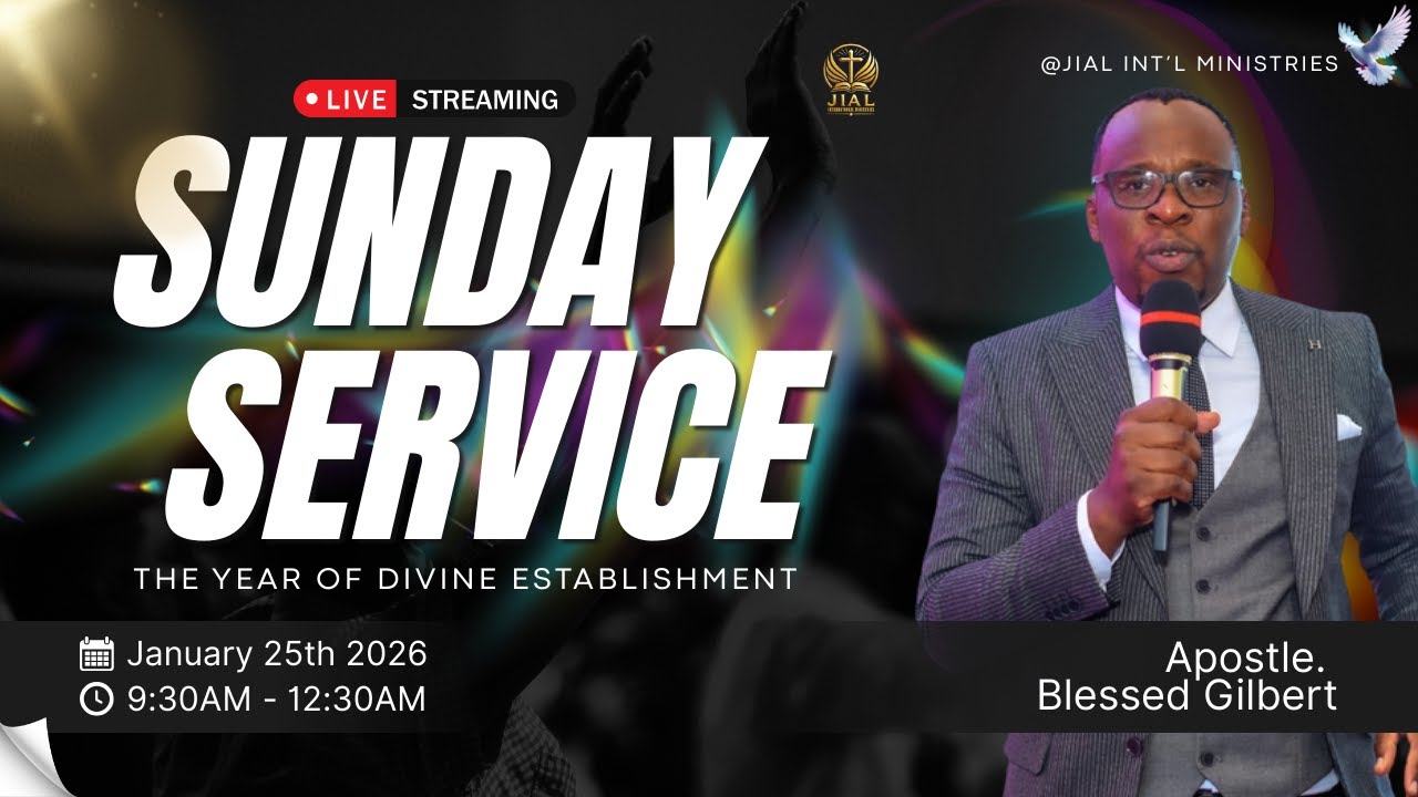 WELCOME TO OUR SUNDAY SERVICE | 25TH JAN 2026
