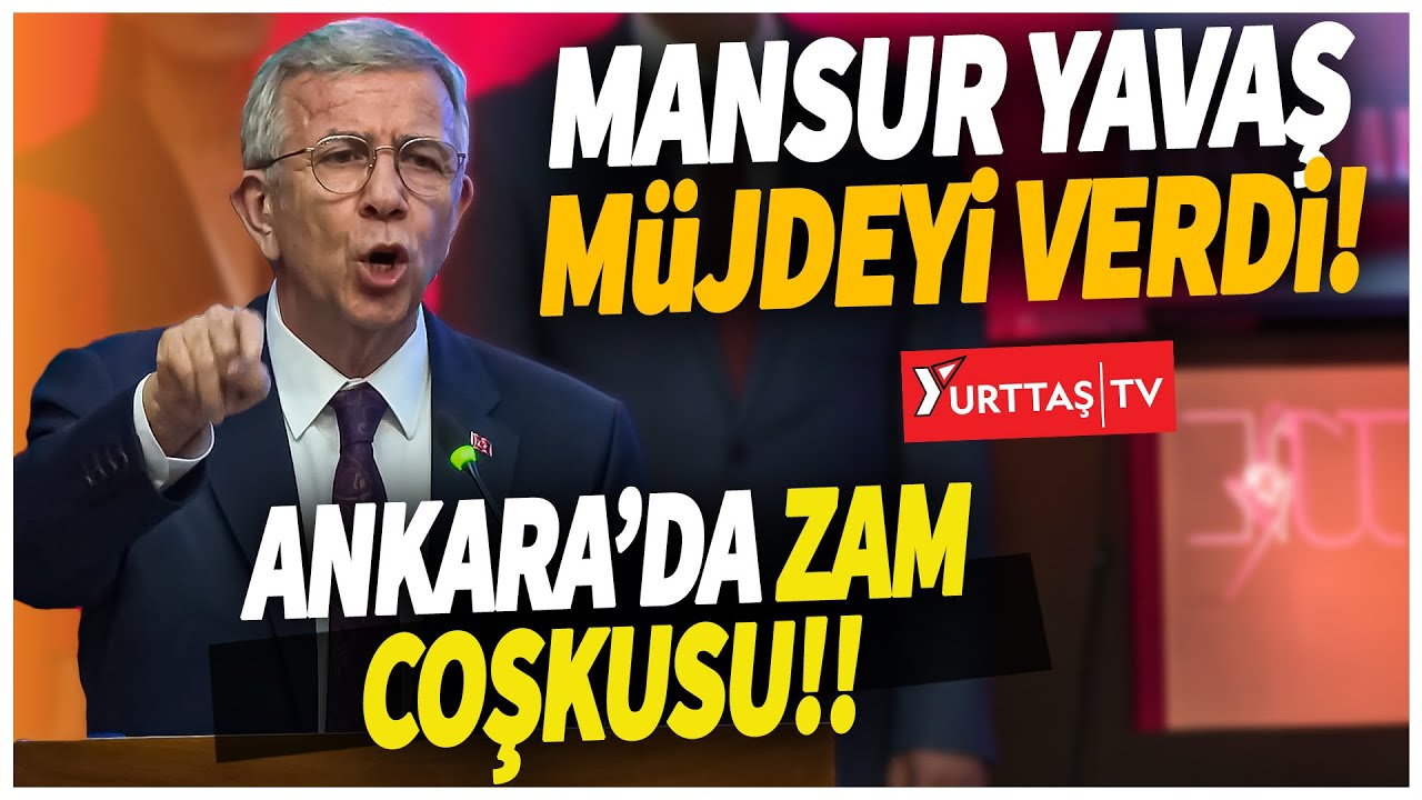 Mansur Yavaş müjdeyi verdi! Ankara'da zam coşkusu!