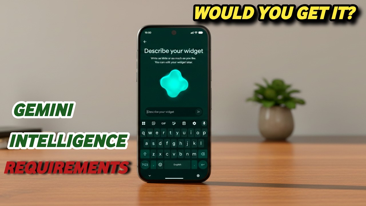 Gemini Intelligence: Why your $1000 Flagship Phones MIGHT NOT get it!