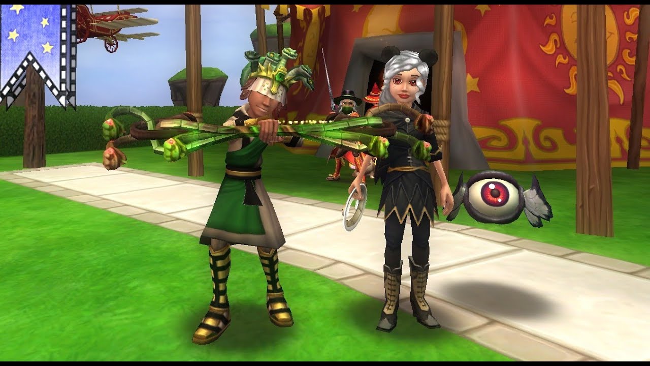 Wizard101! Death Wizard! Kroko and Griz Questing! Dabzgaming
