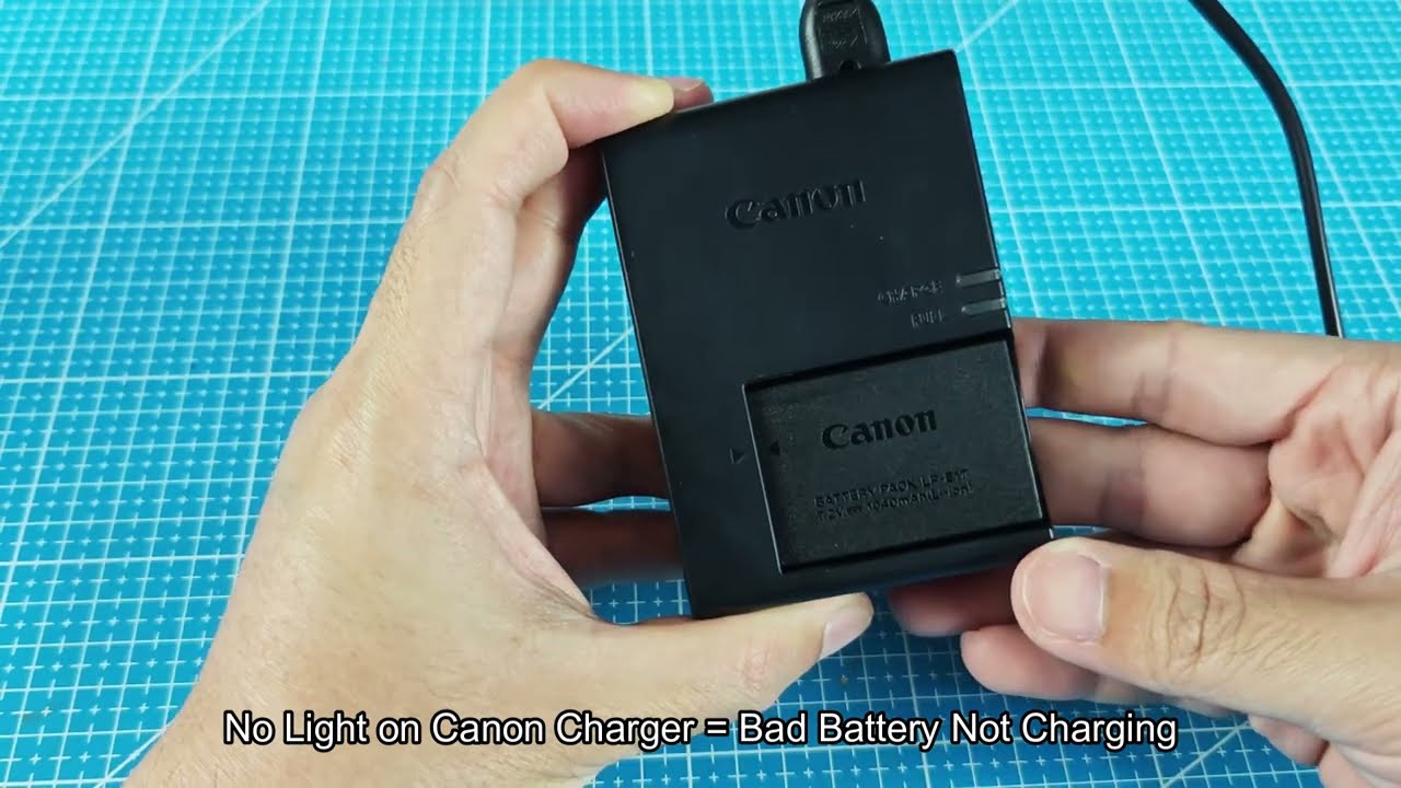 Canon Camera Battery Not Charging - How To Reset