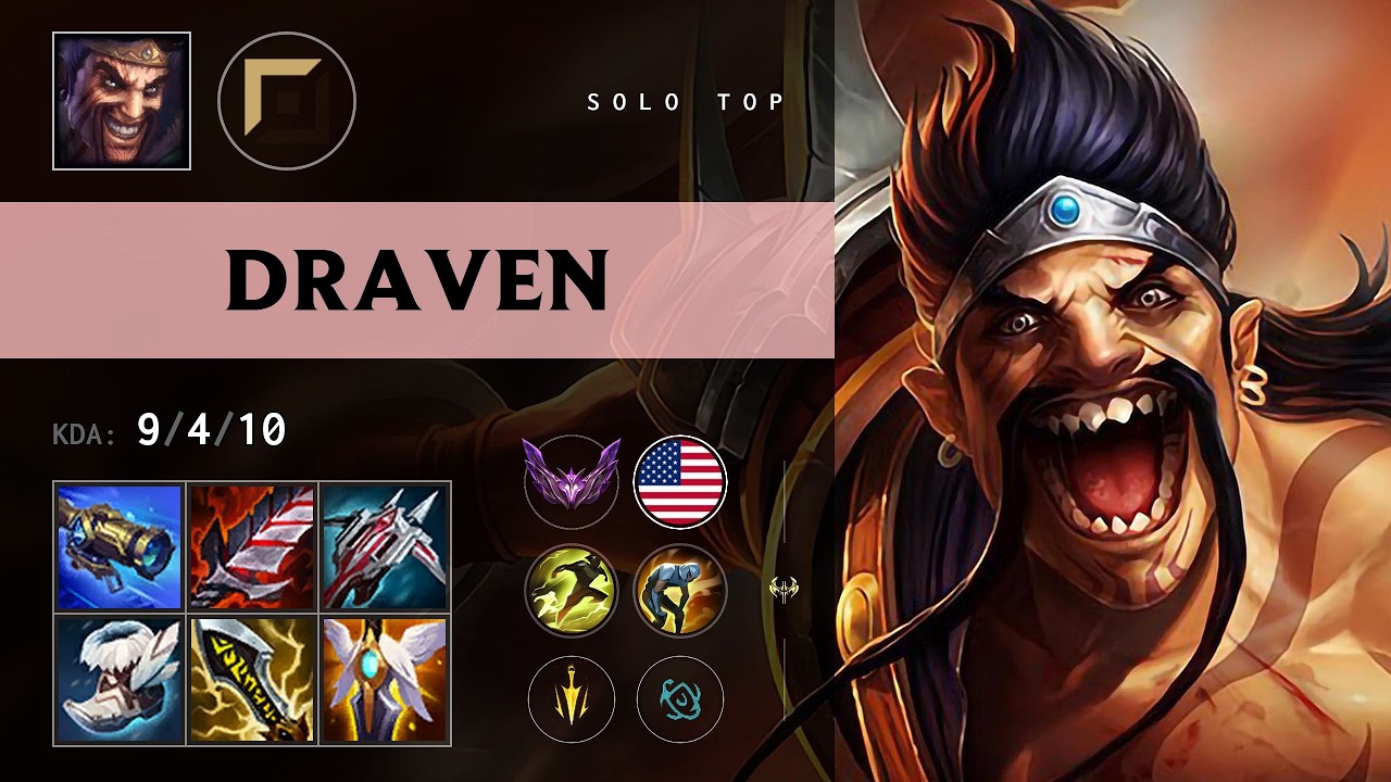 Draven Top vs Sion - NA Master Patch 26.12