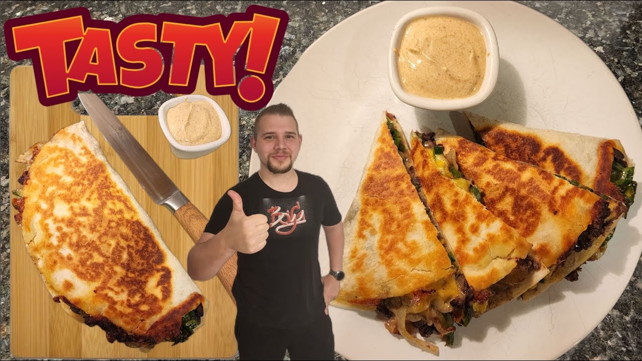 How To Make Cheesy Black Bean Quesadillas - Every Plate Review