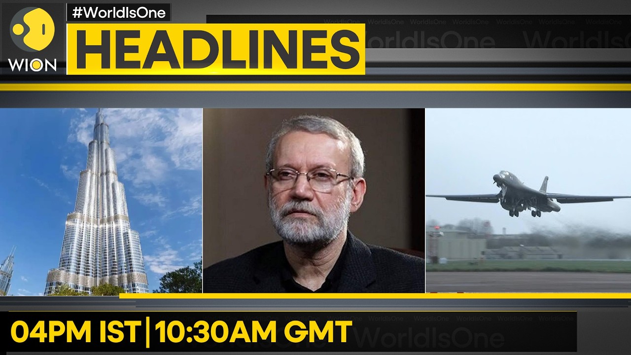 American B-1 Bombers Take Off From UK Base | Larijani Attends Tehran March, Dismisses Attacks | WION